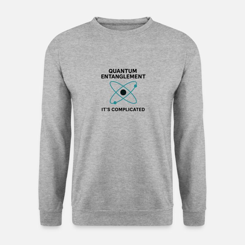 Quantum Entanglement – It's Complicated - Unisex Sweatshirt - salt & pepper