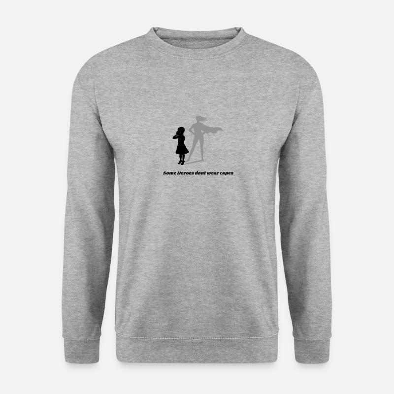 hero - Unisex Pullover - Weißgrau meliert