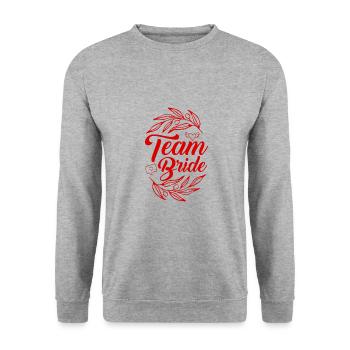 Équipe Bride - Sweat-shirt Unisexe - gris chiné - Devant - Alina (178cm) & Michal (187cm)