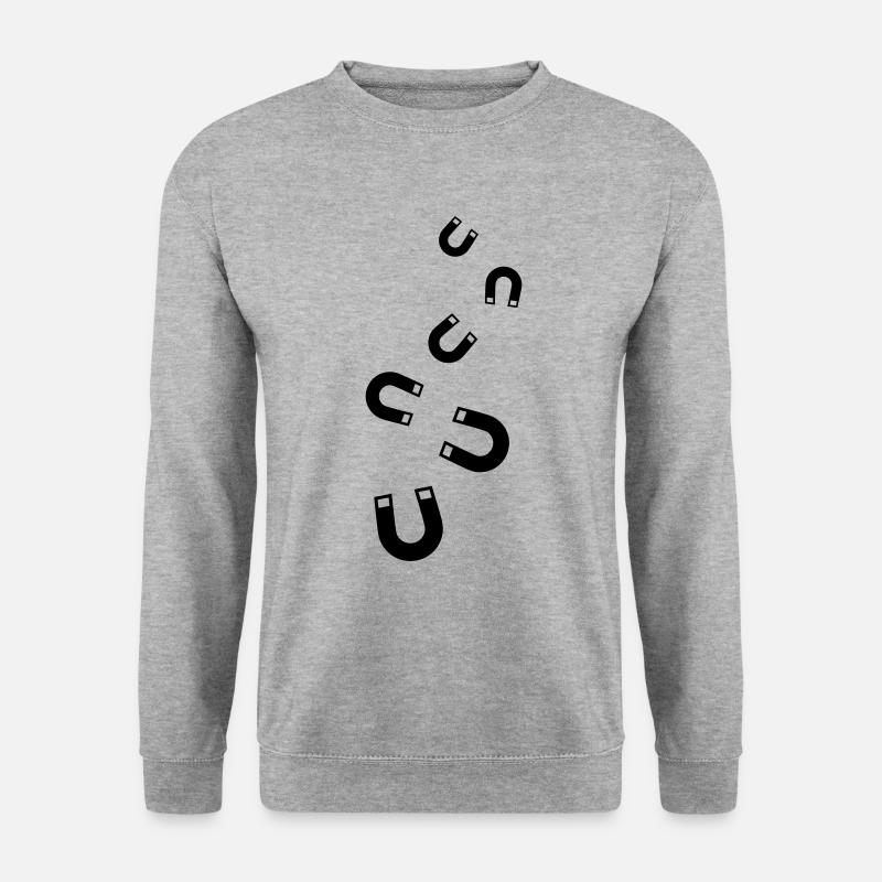 Horseshoe Riding - Unisex Sweatshirt - salt & pepper