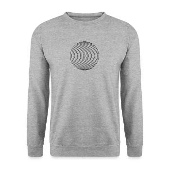 cercles - Sweat-shirt Unisexe - gris chiné - Devant - Alina (178cm) & Michal (187cm)