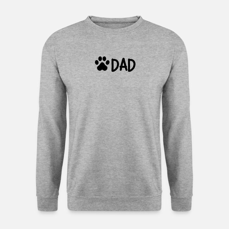 FURBABY-DAD - Unisex Pullover - Weißgrau meliert