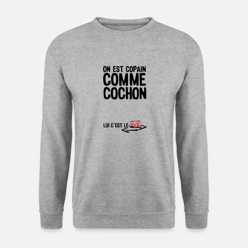 thick as thieves citation1 term - Unisex Sweatshirt - salt & pepper