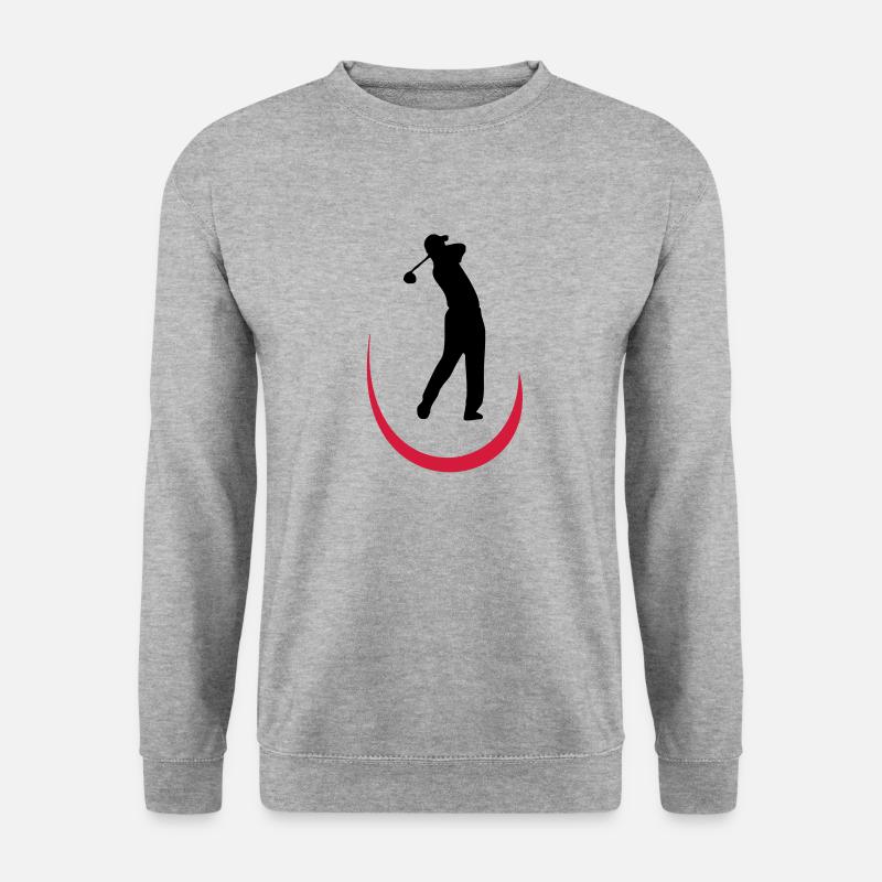 golf - Unisex Pullover - Weißgrau meliert