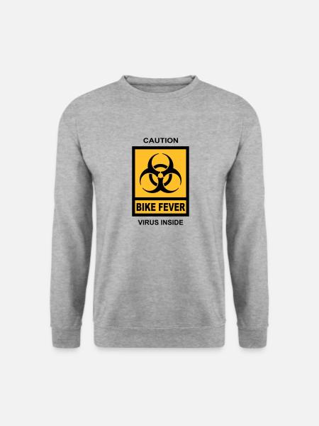 BIKE FEVER - Unisex Sweatshirt - salt & pepper