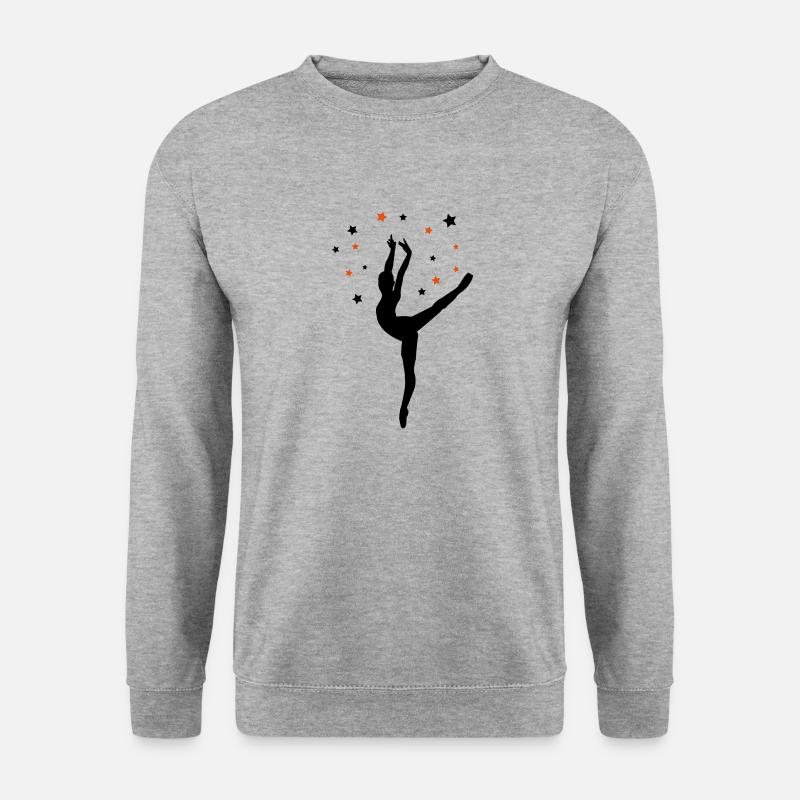 ballett3 - Unisex Pullover - Weißgrau meliert