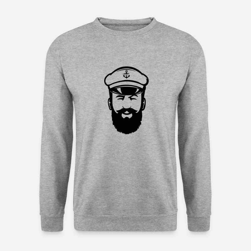 Captain - Unisex Sweatshirt - salt & pepper