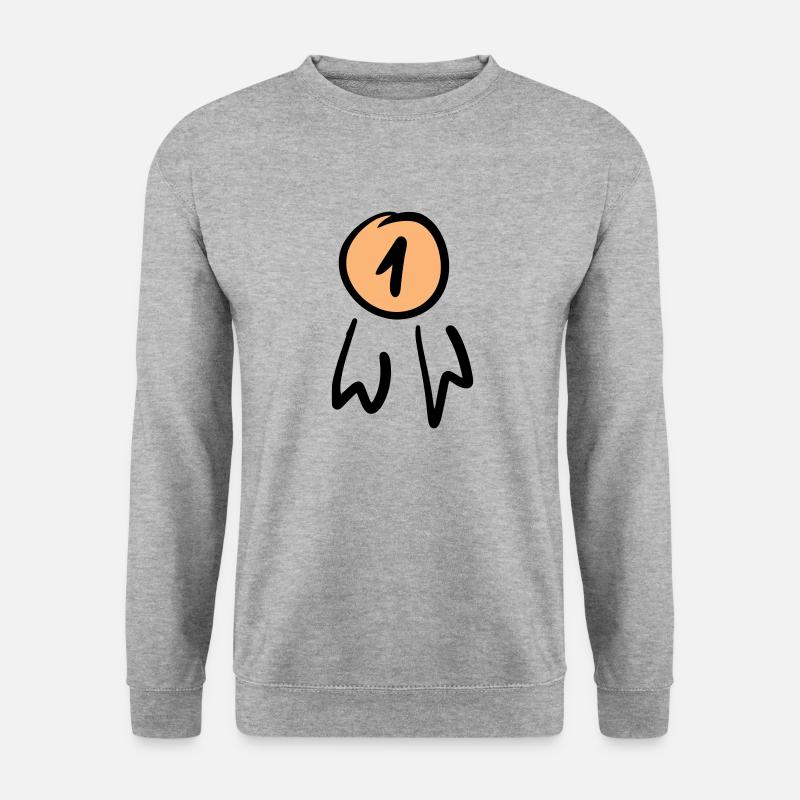 Premier badge / commande. Griffonner. - Sweat-shirt Unisexe - undefined