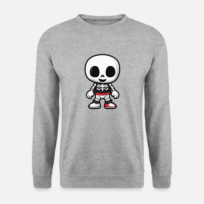 Skeleton Comic Halloween - Unisex Sweatshirt - salt & pepper