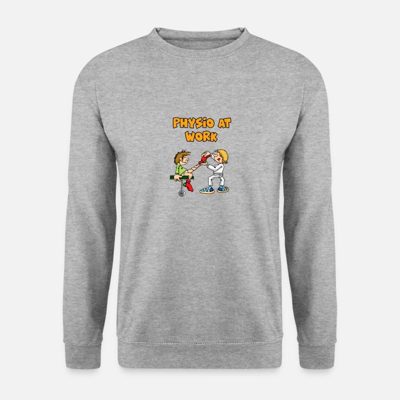 fisioterapia - Felpa unisex - grigio chiaro melange