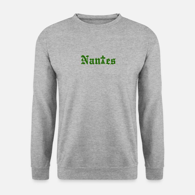 Nantes - Unisex Pullover - Weißgrau meliert