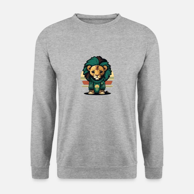 Lion King 3 - Unisex Pullover - Weißgrau meliert