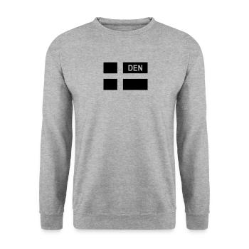 Drapeau tactique danois Danemark - Danemark - DEN - Sweat-shirt Unisexe - gris chiné - Devant - Alina (178cm) & Michal (187cm)