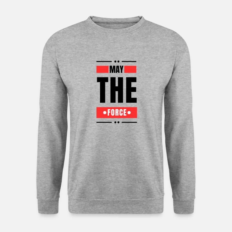 Kraft - Unisex Pullover - Weißgrau meliert