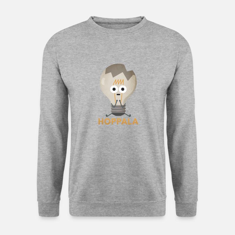 Hoppala lightbulb - Unisex Sweatshirt - salt & pepper