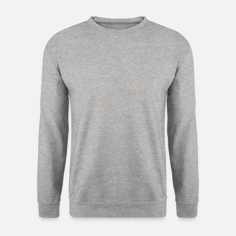 Abstract dot design - Unisex Sweatshirt - salt & pepper