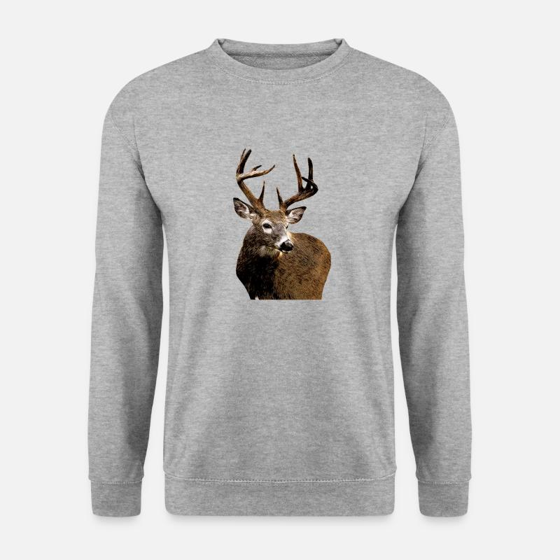 roe deer 3 - Unisex Sweatshirt - salt & pepper