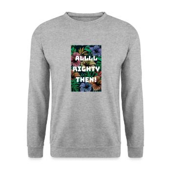 Très bien, alors - Sweat-shirt Unisexe - gris chiné - Devant - Alina (178cm) & Michal (187cm)
