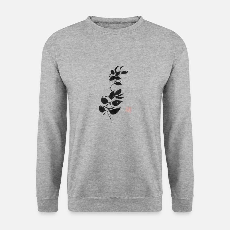 Zweig - Unisex Pullover - Weißgrau meliert