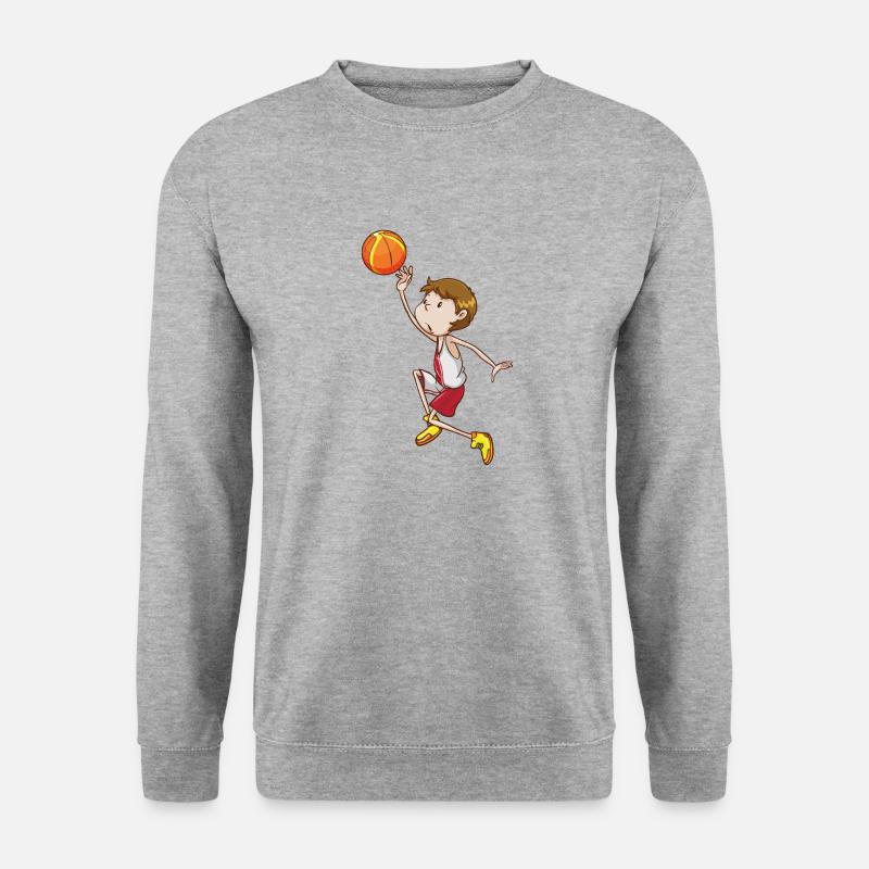 Ballsport - Unisex Pullover - Weißgrau meliert