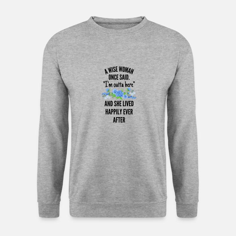 abschied von kollegen, pensionierung, mitarbeiter, - Unisex Pullover - Weißgrau meliert