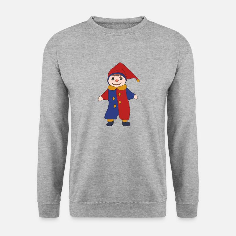 kasper - Unisex Pullover - Weißgrau meliert