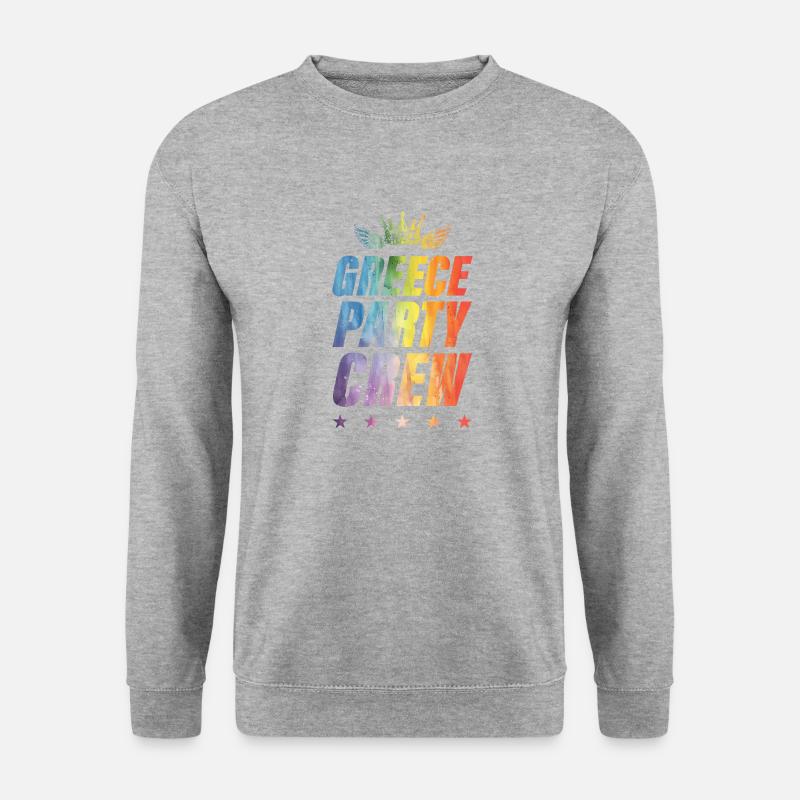 Greece Party Crew - Unisex Sweatshirt - salt & pepper