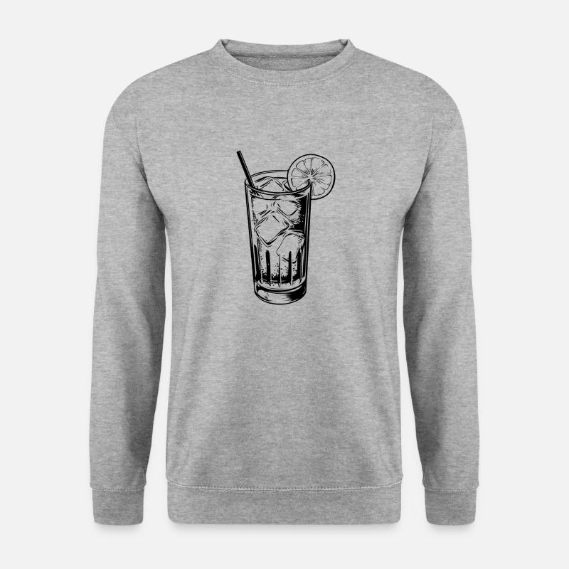 Limonade Drink - Unisex Pullover - Weißgrau meliert