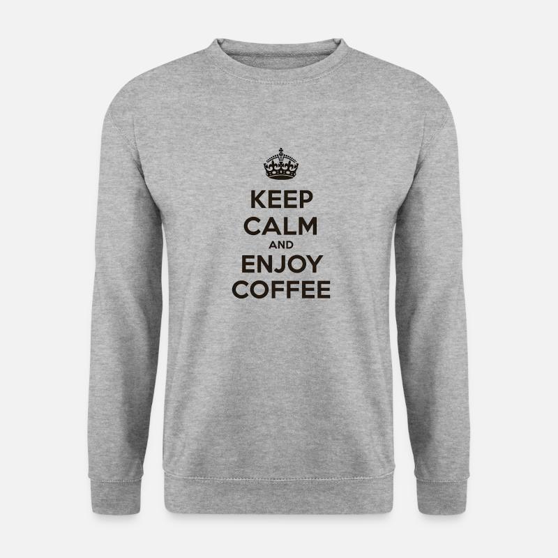 Keep Calm & Enjoy Coffee - Unisex Sweatshirt - salt & pepper