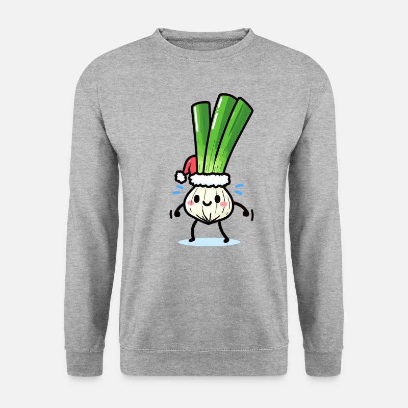St. Nicholas Cute Spring Onion - Unisex Sweatshirt - salt & pepper