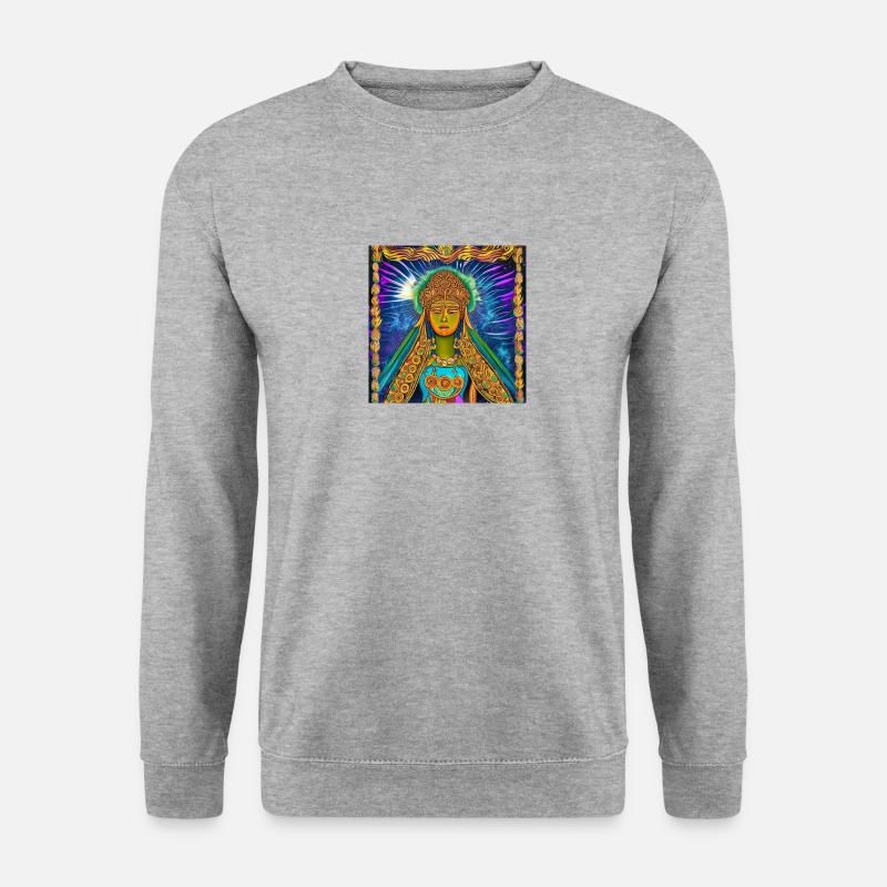 Ayahuasca - Unisex Pullover - Weißgrau meliert