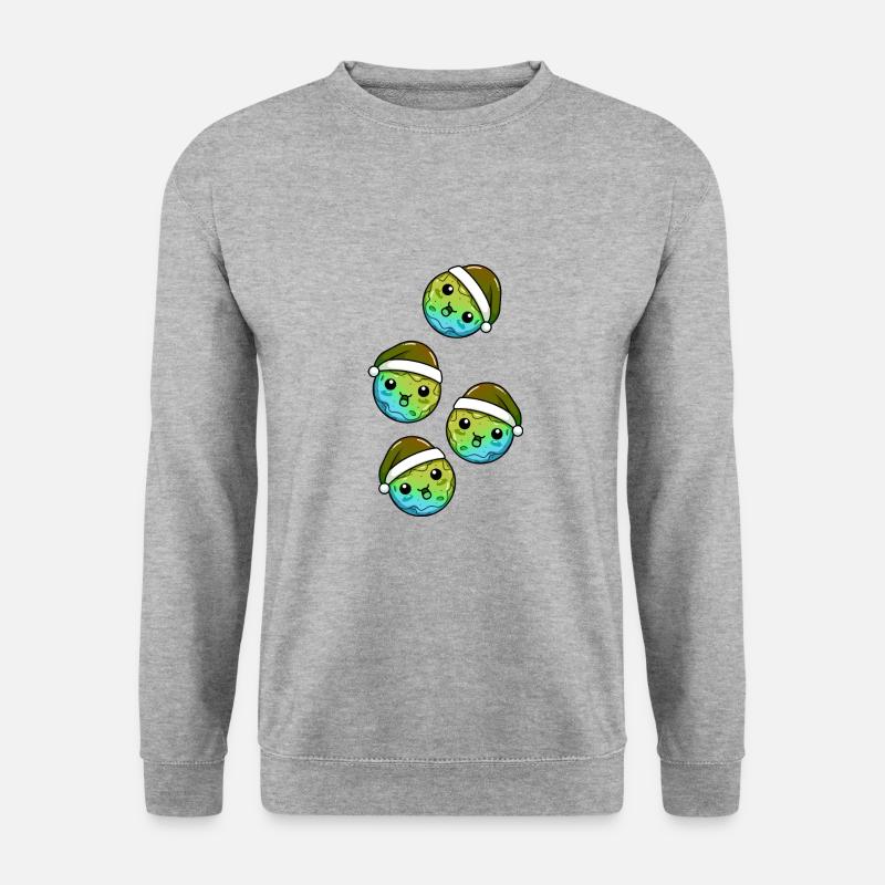 Biscuits Bande dessinée de Noël - Sweat-shirt Unisexe - gris chiné
