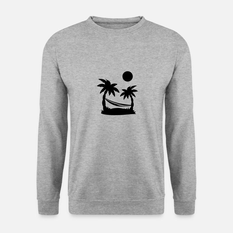 palm hammock - Unisex Sweatshirt - salt & pepper
