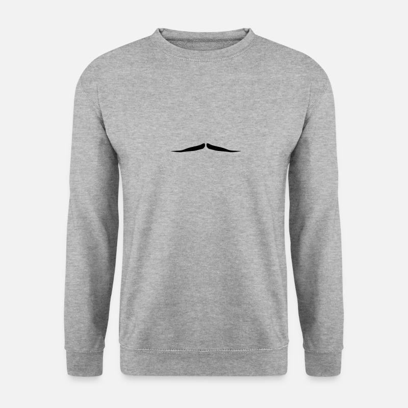 Moustache - Unisex Sweatshirt - salt & pepper