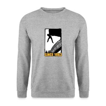 Montez Cologne Hohenzollern pont - Sweat-shirt Unisexe - gris chiné - Devant - Alina (178cm) & Michal (187cm)