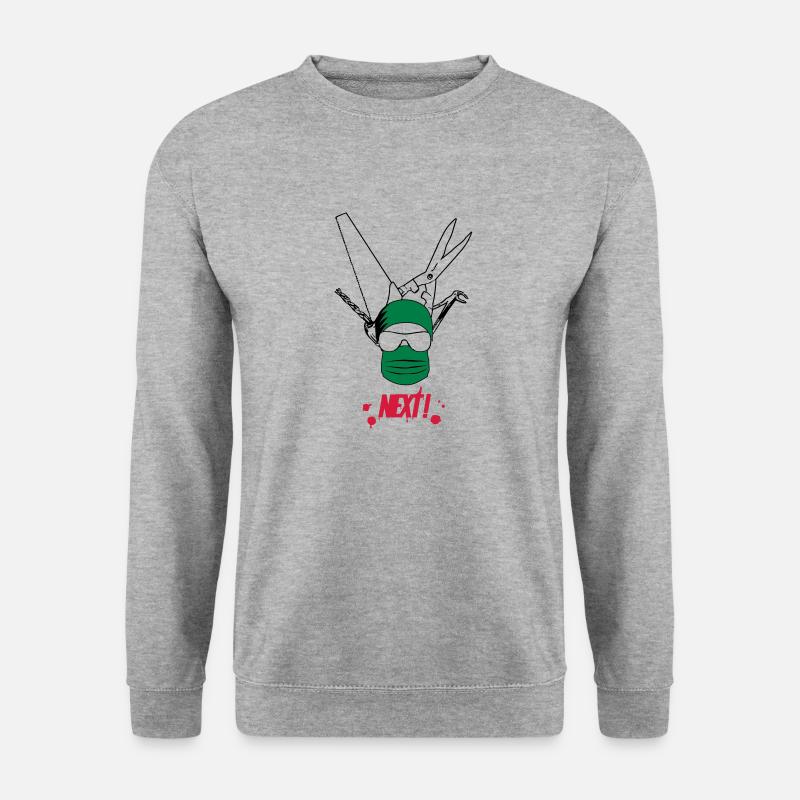 Chirurg - Unisex Pullover - Weißgrau meliert