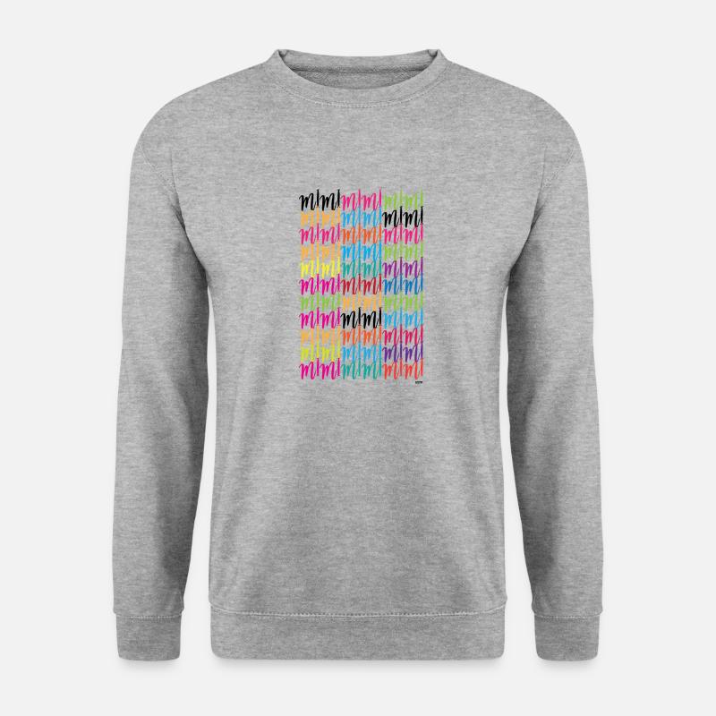 Mimimimimi - Unisex Pullover - Weißgrau meliert