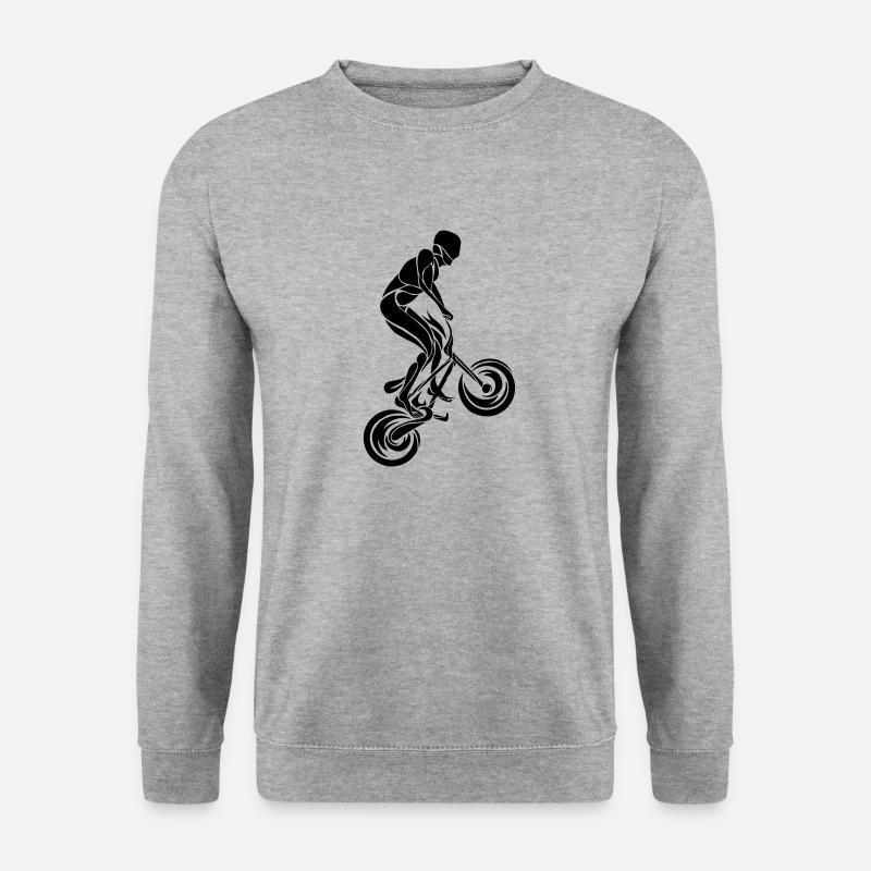 BMX Rider Triabal - Unisex Sweatshirt - salt & pepper