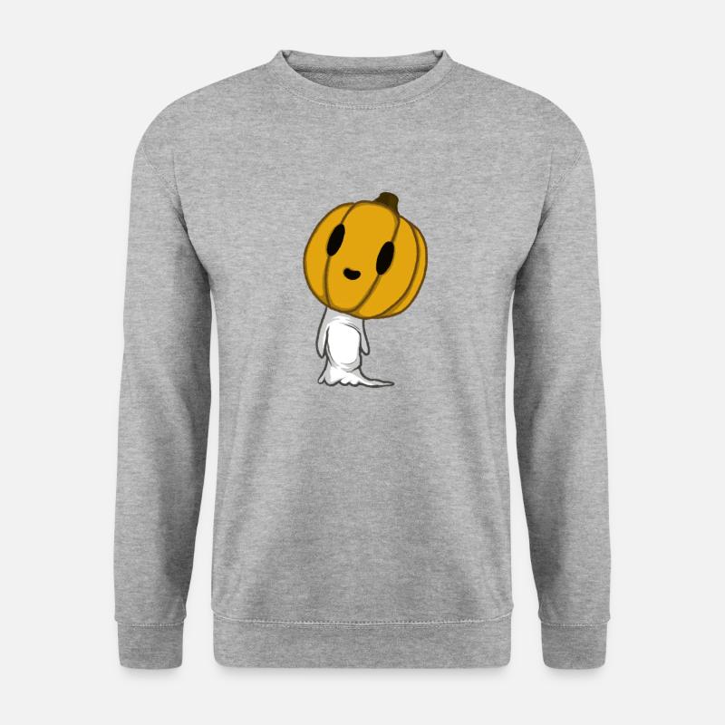 Kürbisgeist - Unisex Pullover - Weißgrau meliert