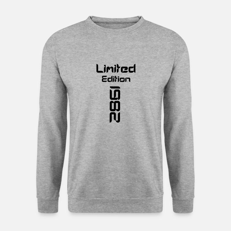 Limited Edition 1982 - Unisex Pullover - Weißgrau meliert