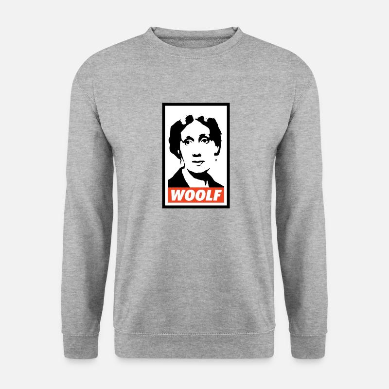 Virginia Woolf - Unisex Sweatshirt - salt & pepper