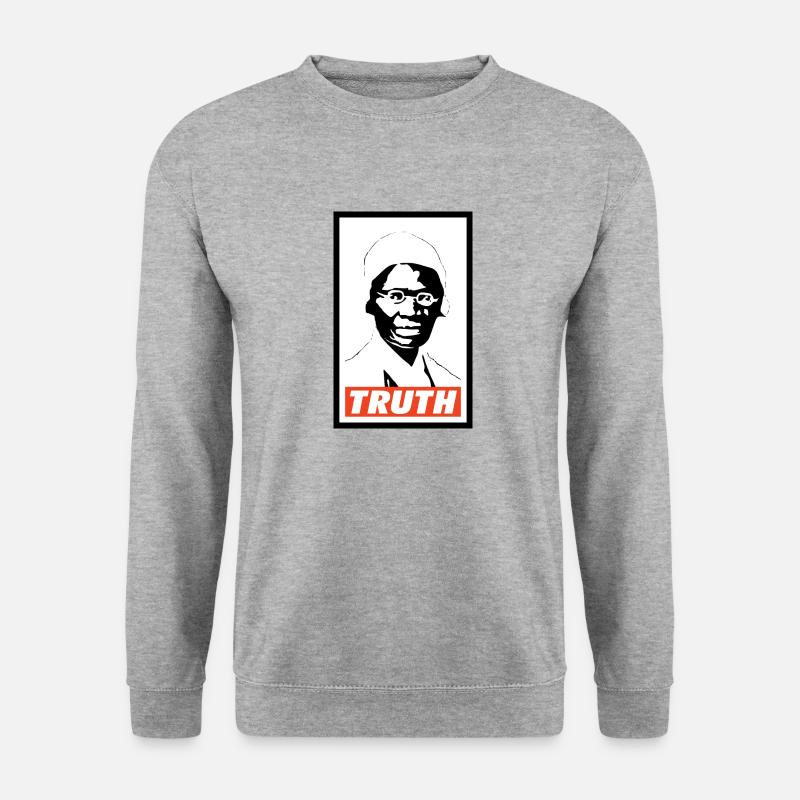 Sojourner Wahrheit - Unisex Pullover - Weißgrau meliert