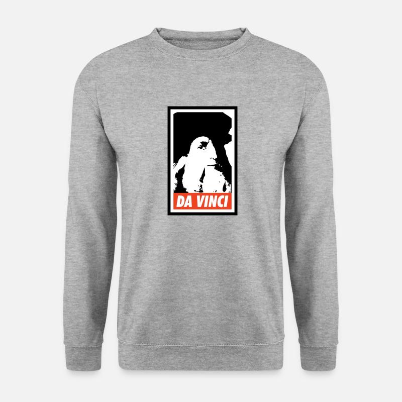 Leonardo Da Vinci - Unisex Sweatshirt - salt & pepper