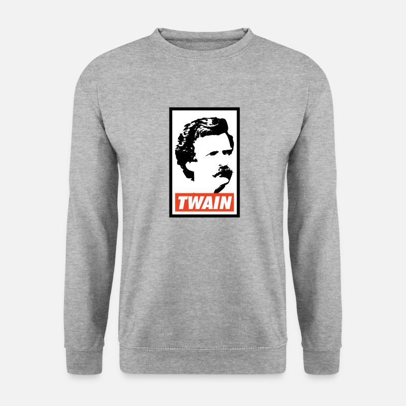 Mark Twain - Unisex Sweatshirt - salt & pepper