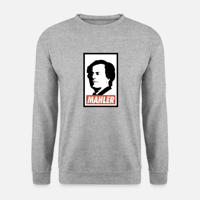 Gustaf Mahler - Sweat-shirt Unisexe - gris chiné