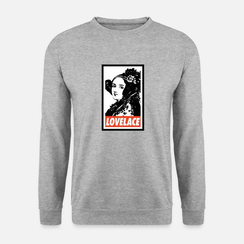 Aaron Burr - Unisex Pullover - Weißgrau meliert