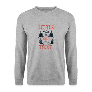 Cauchemar de vampire monstre avant Noël, Hocus - Sweat-shirt Unisexe - gris chiné - Devant - Alina (178cm) & Michal (187cm)