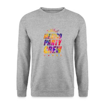 Équipe de la fête au Mexique - Sweat-shirt Unisexe - gris chiné - Devant - Alina (178cm) & Michal (187cm)