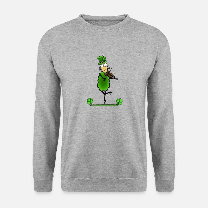Sheep Violin - Unisex Sweatshirt - salt & pepper