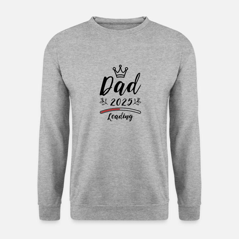 Dad 2025 Papa Loading - Unisex Sweatshirt - salt & pepper